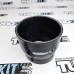 Силиконовый патрубок переход прямой 3.5"/4" ( 89/102 мм) черный